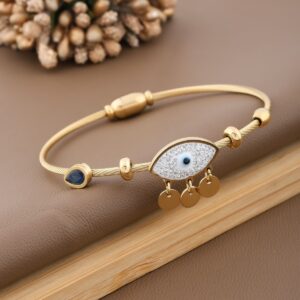 Golden Evil Charm Bracelet